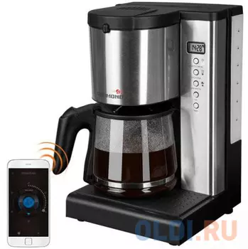 Кофеварка Redmond SkyCoffee M1509S 1000 Вт черный серебристый