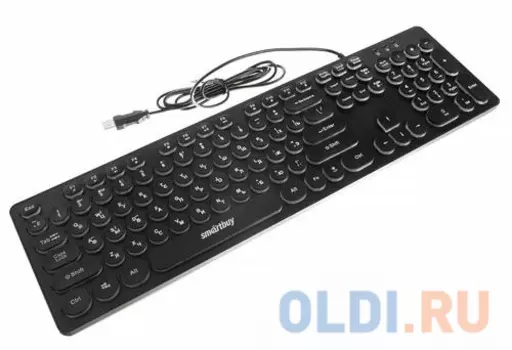 Клавиатура проводная с подсветкой Smartbuy ONE 328 USB Black [SBK-328U-K]