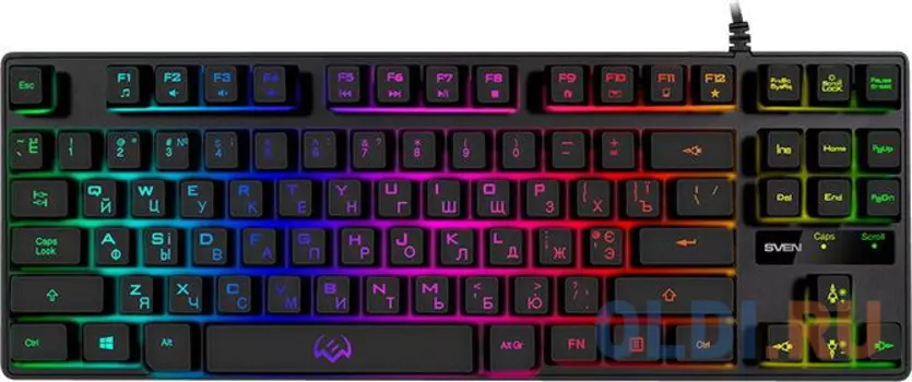 Клавиатура проводная Sven KB-G7400 USB черный