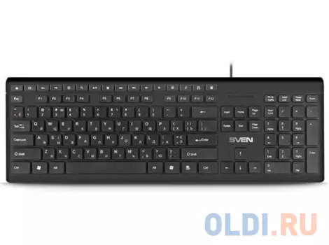 Клавиатура проводная Sven KB-S307M USB черный