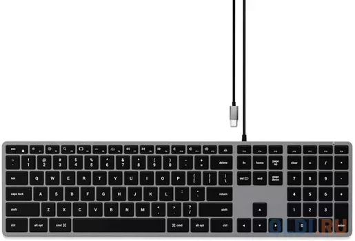 Клавиатура Satechi Slim W3 Grey USB Type-C