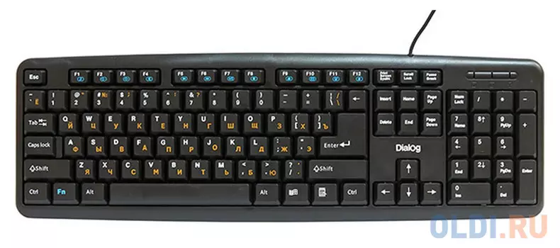 Клавиатура проводная Dialog KM-025U USB черный