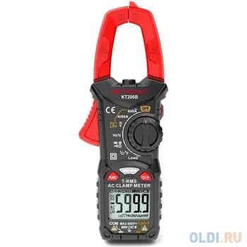 Клещи КВТ PROLINE KT206B токовые цифровые 600А 600/600В
