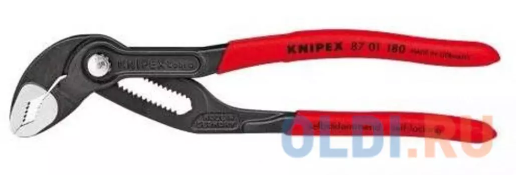 Ключ KNIPEX 8701300 -"КОБРА" 300мм универсальные переставные с пластмас нескользящими чехлами