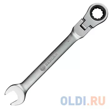 Ключ комбинированный трещоточный с шарниром 30 мм BERGER BG1257