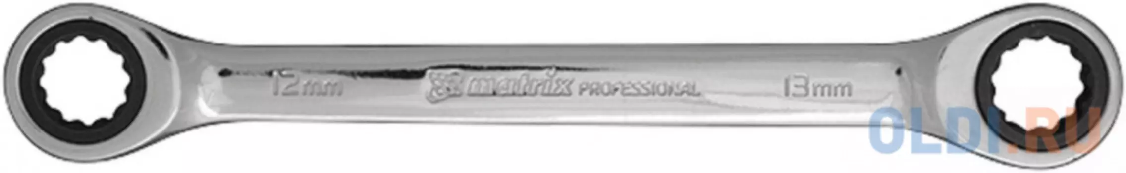 Ключ MATRIX 14503 накидной трещоточный 12х13мм crv зеркальный хром