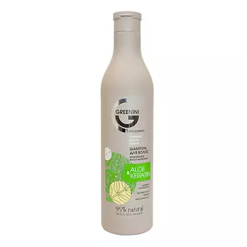 GREENINI Шампунь для волос Aloe&Keratin Восстановление 200.0