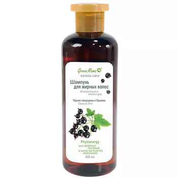 GREEN MAMA Шампунь для жирных волос "Чёрная смородина и крапива" Natural Skin Care