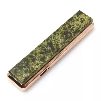 Зажигалка с USB кабелем змеевик (биж. сплав) 2х8,5 см