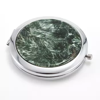 Зеркало клинохлор (серафинит) 7,5 см