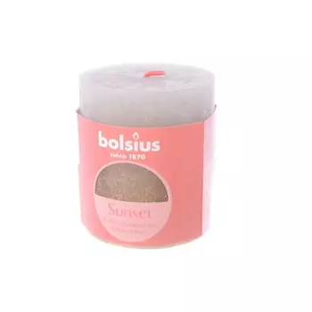 Свеча 6,8 х 8 см Bolsius Sunset Рустик золото