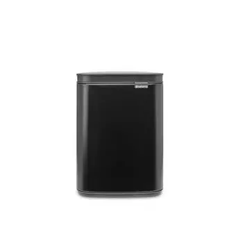Стальной бак для мусора 4 л Brabantia Bo чёрный