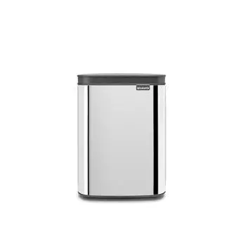 Стальной бак для мусора 4 л Brabantia Bo металлик
