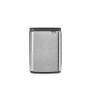 Стальной бак для мусора 4 л Brabantia Bo металлик матовый