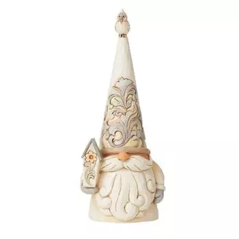 Статуэтка 18 см Jim Shore Gnome with Bird