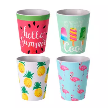 Стакан для холодных напитков Excellent Houseware Лето в ассортименте