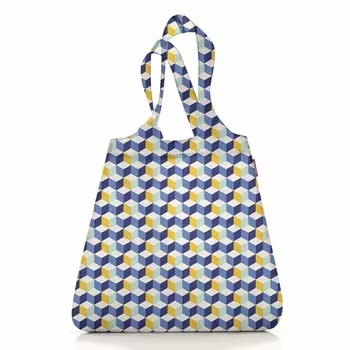 Сумка складная Reisenthel Mini Maxi Shopper Cubes голубой