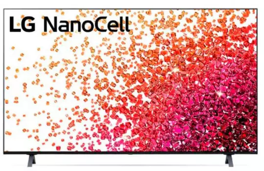 Телевизор LED LG 55" 55NANO756QA NanoCell черный Ultra HD 60Hz DVB-T DVB-T2 DVB-C DVB-S DVB-S2 USB WiFi Smart TV (RUS)