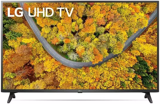 Телевизор LED LG 55" 55UP75006LF черный/Ultra HD/50Hz/DVB-T2/DVB-C/DVB-S/DVB-S2/USB/WiFi/Smart TV (RUS)