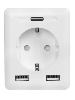Умная розетка Digma DiPlug 500 EU Wi-Fi белый (TY1910)