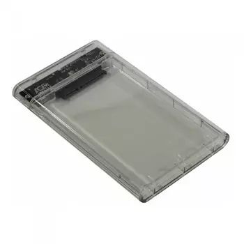 USB 3.0 Внешний корпус 2.5" SATAIII HDD/SSD AgeStar 3UB2P4 (TRANSPARENCY) пластик, прозрачный {50} (672691)