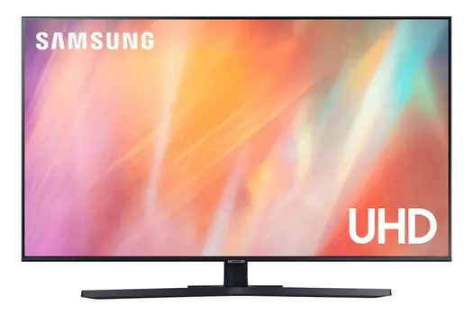 Телевизор LED Samsung 50" UE50AU7500UXRU титан/Ultra HD/60Hz/DVB-T2/DVB-C/DVB-S2/USB/WiFi/Smart TV (RUS)