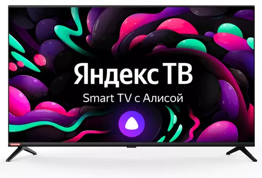 Телевизор LED Starwind 40" SW-LED40SG300 Яндекс.ТВ Frameless черный FULL HD 60Hz DVB-T DVB-T2 DVB-C DVB-S DVB-S2 USB WiFi Smart TV
