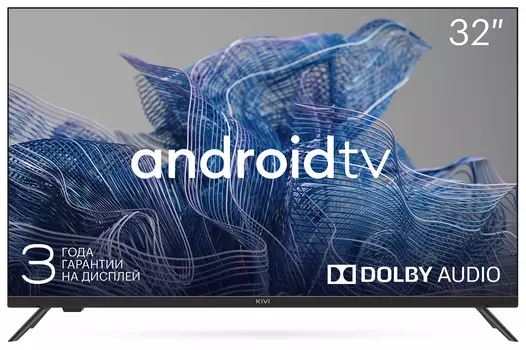 Телевизор LED Kivi 32" 32H740NB черный HD 60Hz DVB-T DVB-T2 DVB-C WiFi Smart TV