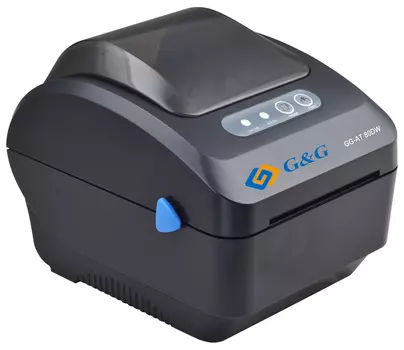 Термопринтер G&amp;G GG-AT-80DW-U (для печ.накл.) стационарный черный