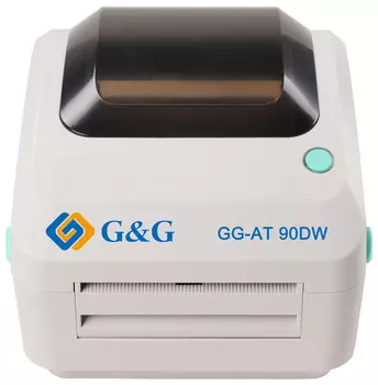 Термопринтер G&amp;G GG-AT-90DW-WE (для печ.накл.) стационарный белый