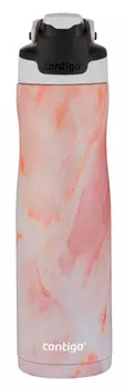 Термос-бутылка Contigo Couture Chill 0.72л. белый/розовый (2127884)