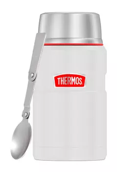 Термос для еды Thermos SK3020 RCMW 0.71л. белый/серый картонная коробка (384829)