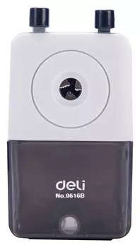 Точилка для карандашей механическая Deli E0616B 1 отверстие ассорти