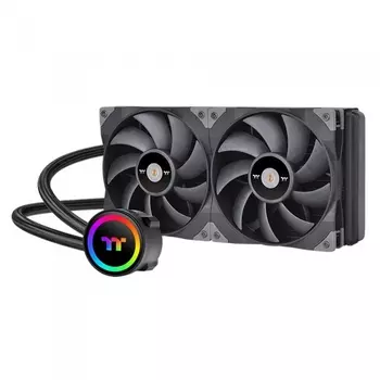 TOUGHLIQUID 280 ARGB Sync [CL-W320-PL14BL-A] All-In-One Liquid Cooling System/Water Block ARGB Sync/Fan 140*2/PWM 500~2000rpm/black (527972)