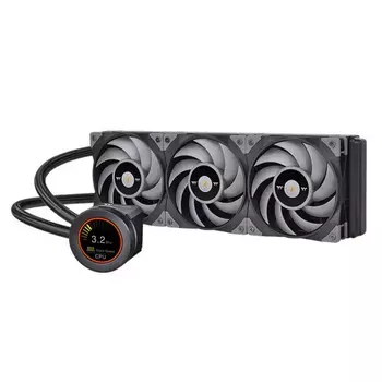 TOUGHLIQUID Ultra 360 [CL-W323-PL12GM-B] All-In-One Liquid Cooling System,Water Block 2.1" LCD,Fan 120*3,PWM 500~2500rpm/Gray/Intel LGA 1700 supported