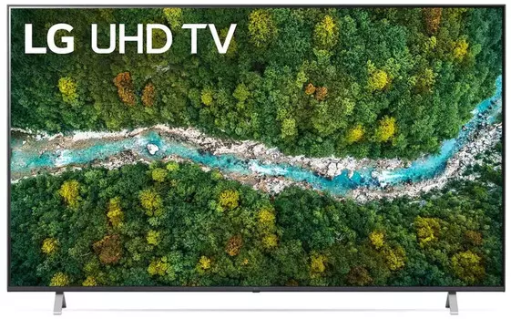 Телевизор LED LG 50" 50UP77006LB.ADGG черный 4K Ultra HD 60Hz DVB-T DVB-T2 DVB-C DVB-S DVB-S2 USB WiFi Smart TV (RUS)