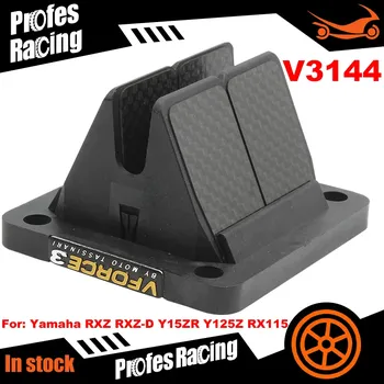 Мотоциклетный комплект клапанов с тростником VFORCE V3144 для Yamaha YZ125 YZ 125 RXZ RXZ-D Y15ZR Y125Z RX115, винтажное углеродное волокно