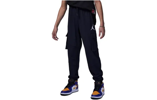 Детские трикотажные спортивные штаны Jordan, цвет Black