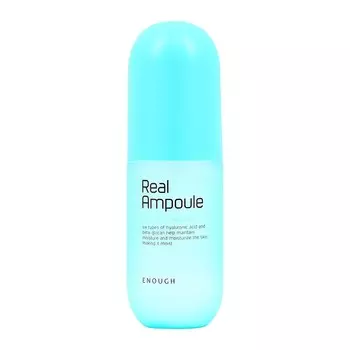 Сыворотка для лица ENOUGH REAL AMPOULE с гиалуроновой кислотой увлажняющая 200 мл