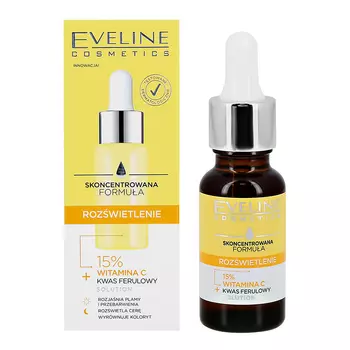 Сыворотка для лица EVELINE с Витамином С 15% для сияния кожи 18 мл
