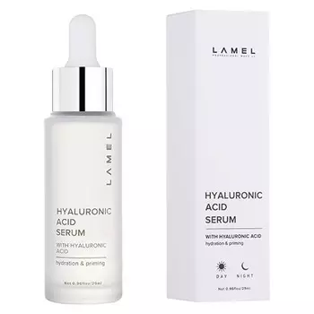 Сыворотка для лица LAMEL PROFESSIONAL HYALURONIC ACID SERUM тон 401 глубокое увлажнение