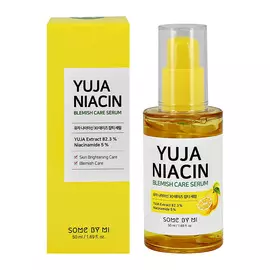 Сыворотка для лица SOME BY MI YUJA NIACIN с экстрактом юдзу выравнивающая тон кожи 50 мл