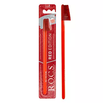 Щетка зубная R.O.C.S. Red Edition средняя