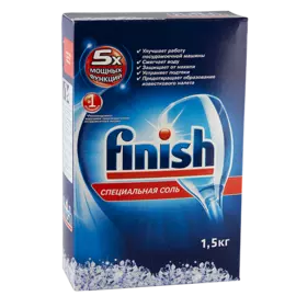 Соль для посудомоечных машин FINISH Import защитная 1,5 кг