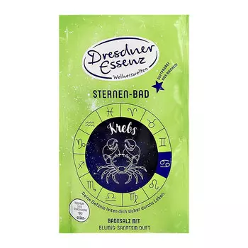 Соль для ванны DRESDNER ESSENZ STAR BATH Рак 60 г