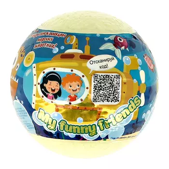Шипучее средство для ванн LABORATORY KATRIN My funny friends 130 г