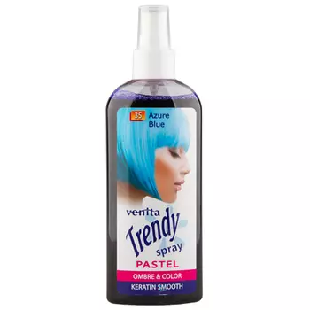 Спрей для волос красящий VENITA TRENDY COLOR тон Azure blue 75 мл