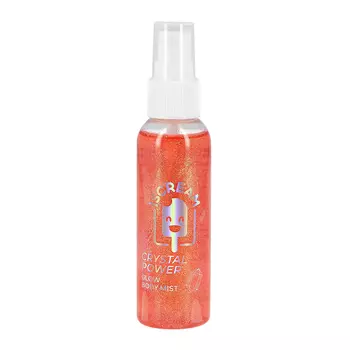 Спрей-мист для тела ISCREAM CRYSTAL POWER с эффектом сияния тон 03 watermelon gem 60 мл