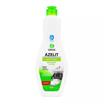 Средство чистящее GRASS AZELIT для кухни и ванной комнаты, анти-налет крем 500 мл