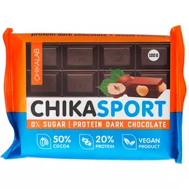Шоколад CHIKALAB темный с фундуком 100 г
